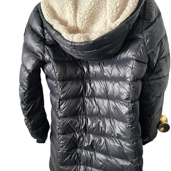 American Eagle Puffer Down Coat Black Size Small - Picture 8 of 10